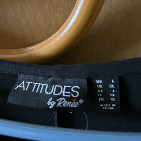 Attitudes by Renee Black Dress - Picture 2 of 3